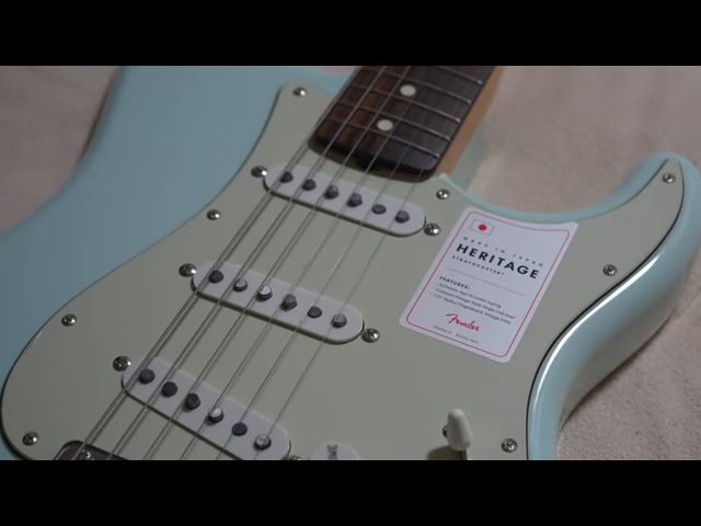 2023 Made in Japan Heritage 60s Stratocaster in Sonic Blue - YouTube