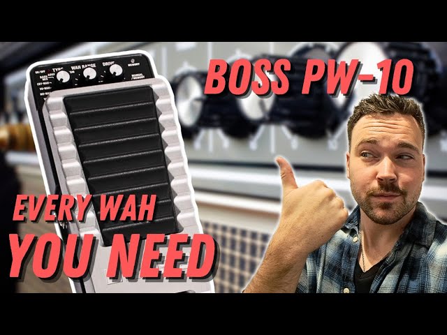 Testing the Boss PW-10 V Wah Pedal 20 Years later - YouTube