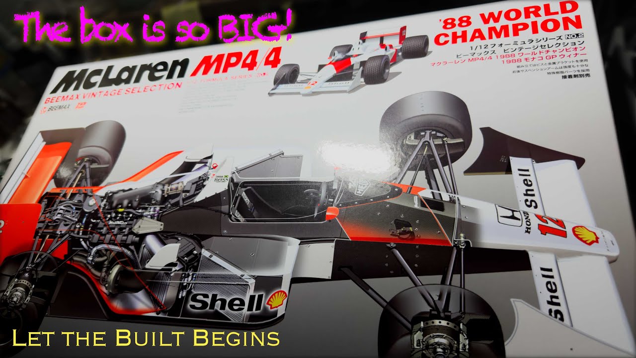 1/12 ビーマックス マクラーレン MP4/4 モナコGP レインタイヤ付き 1