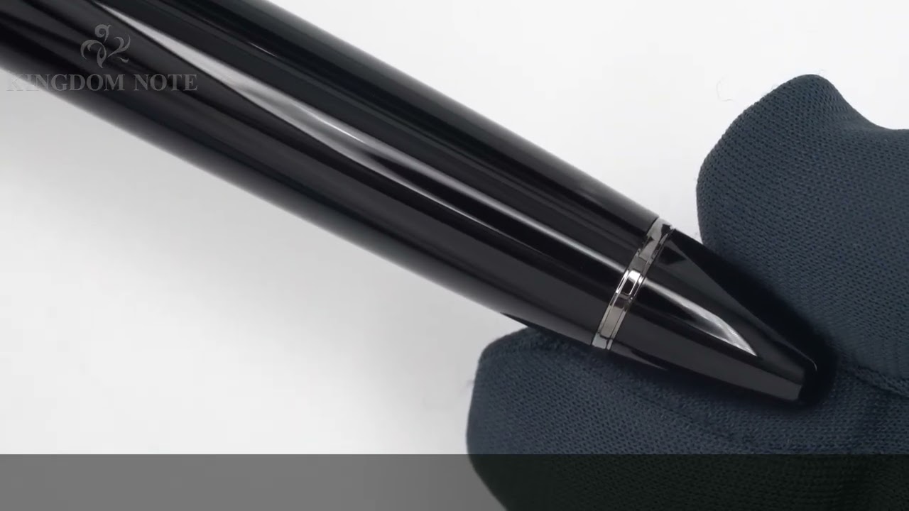 SAILOR セーラー 万年筆 プロフィット ブラックラスター 細字 - YouTube