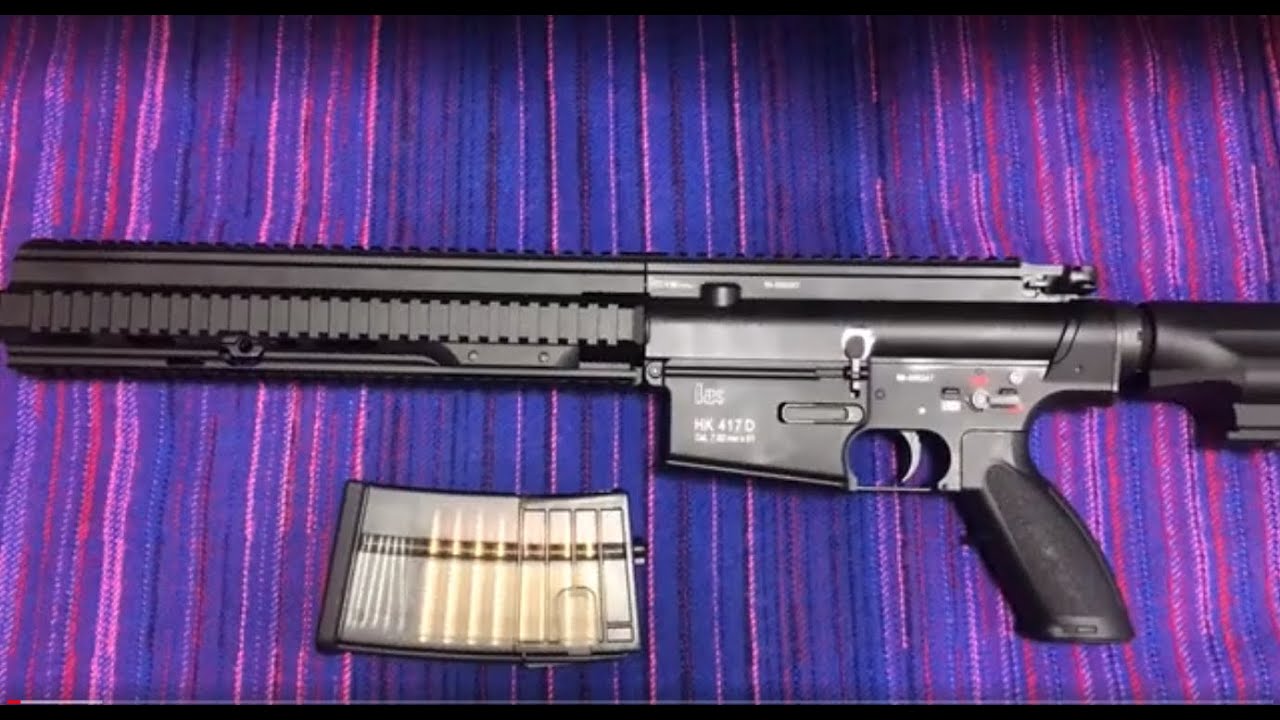 HK 417 D ハンドガード2種類メカボックス整備、精密バレル、刻印追加