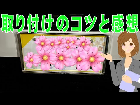 SAKURA ナンバープレートリム（クロームメッキ）※フロント・リヤ別売り