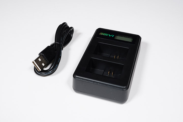 SONY α6400互換NP-FW50バッテリー対応 デュアルバッテリーチャージャー