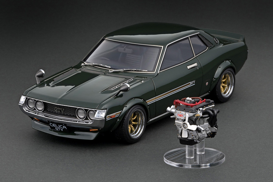 IG2592 1/18 Toyota Celica 1600GTV (TA22) Green With Engine | LINE