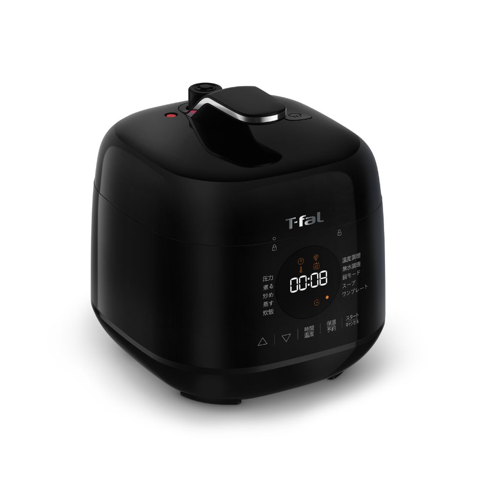 ラクラ・クッカー コンパクト電気圧力鍋（1台12役） ブラック CY3518JP