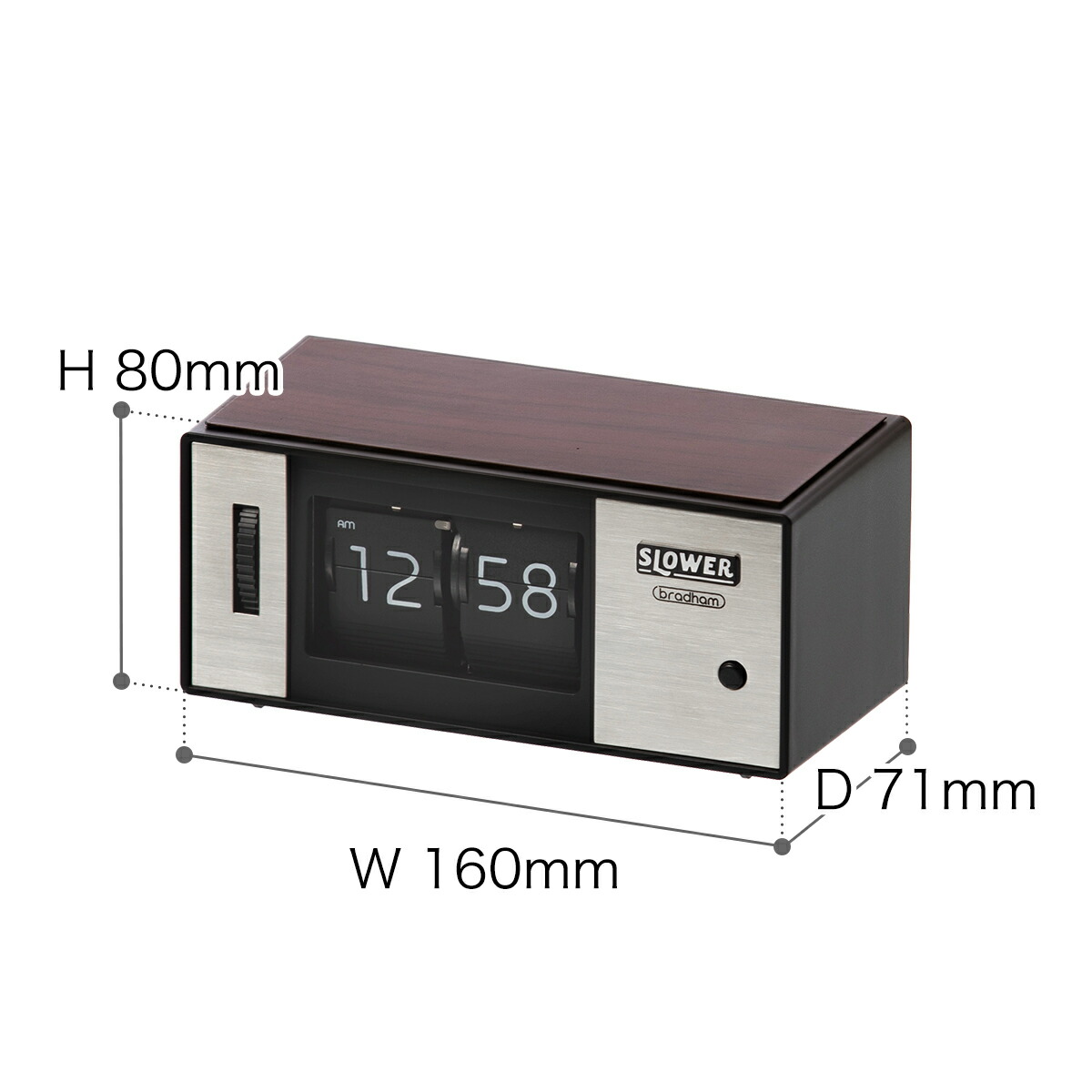 昭和レトロ 当時物 日立 パタパタ時計 電子時計 TW-243G 置時計 時計