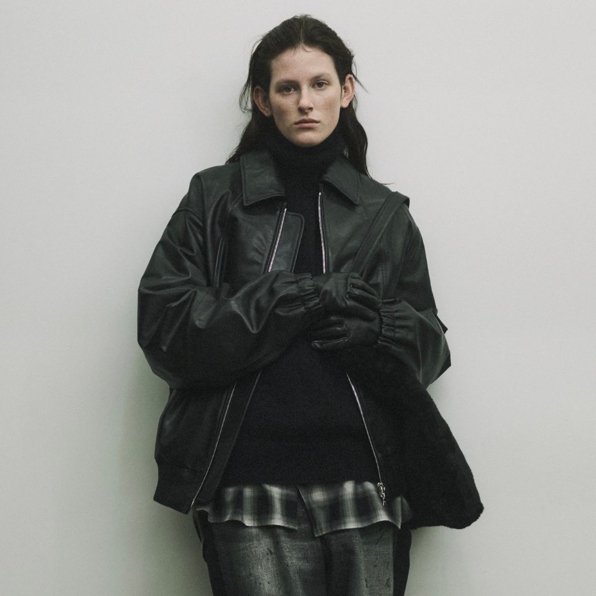 ssstein - 【残りわずか】Leather Zip Short Jacket | ACRMTSM ONLINE