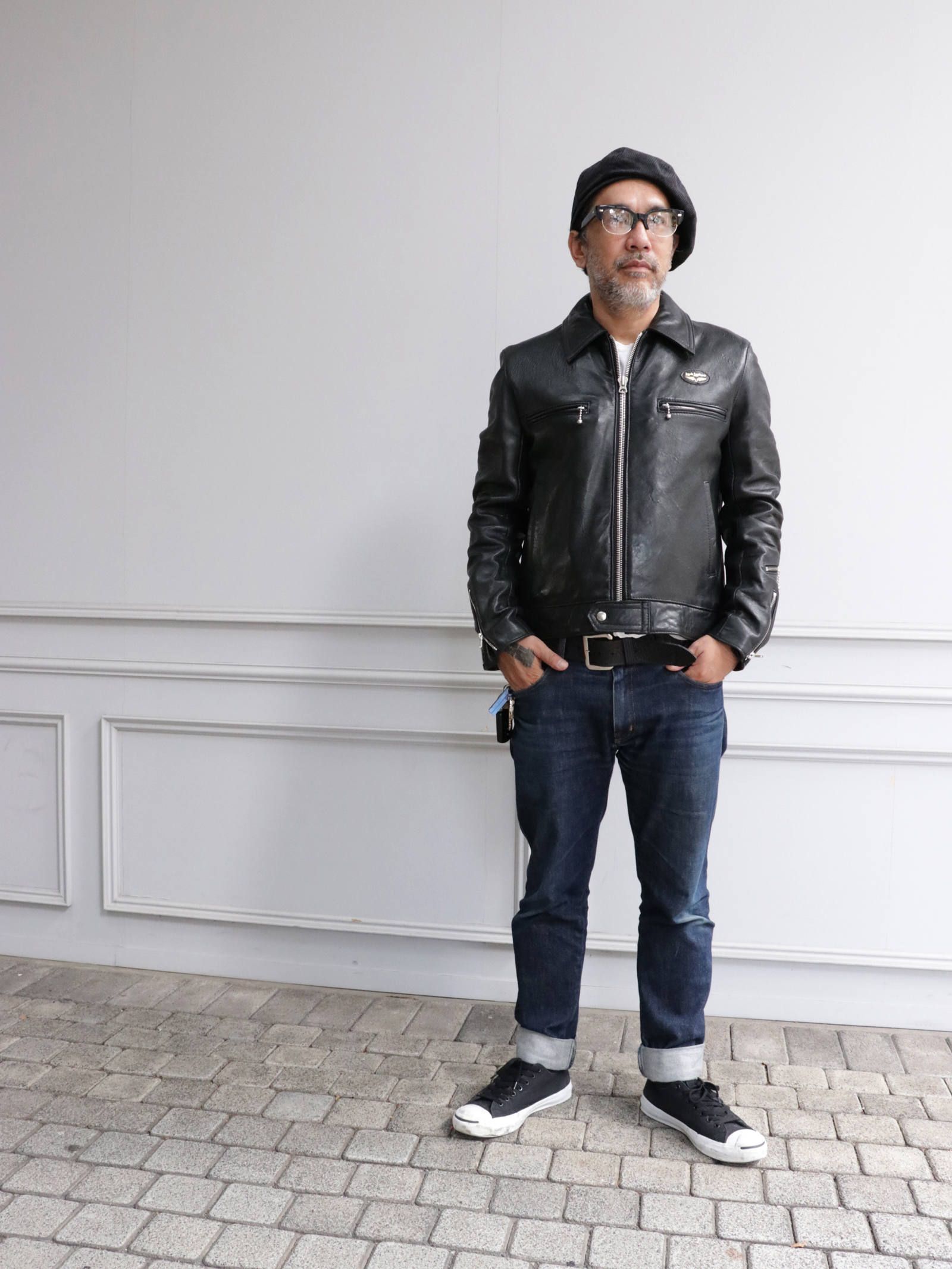 ルイスレザー ドミネーター タイトフィット 34 カウレザー