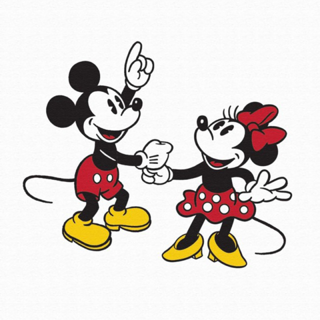 希少 世界に一枚のミッキーマウス アート 絵 絵画 希少 世界に一枚の