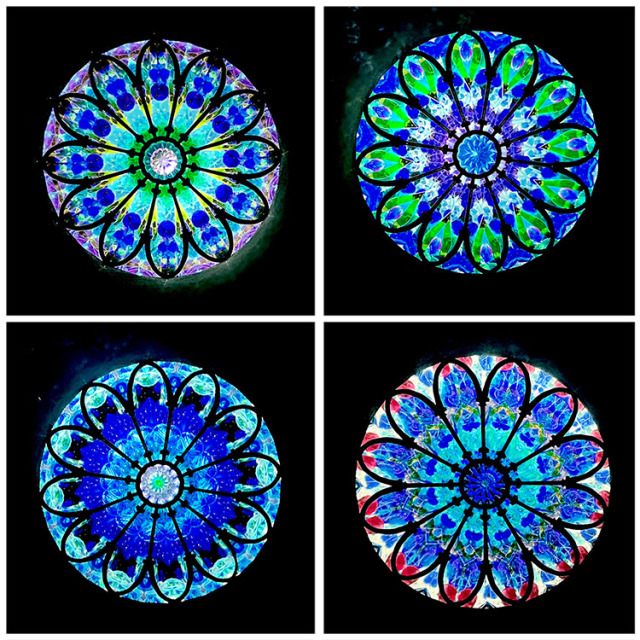 小野寺慶子・良明「薔薇窓」(OK4023)2ミラー・オイルタイプ 万華鏡