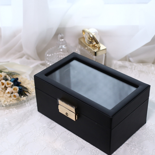 送料無料】 ジュエリーボックス/ジュエリーケース 窓付き コレクション