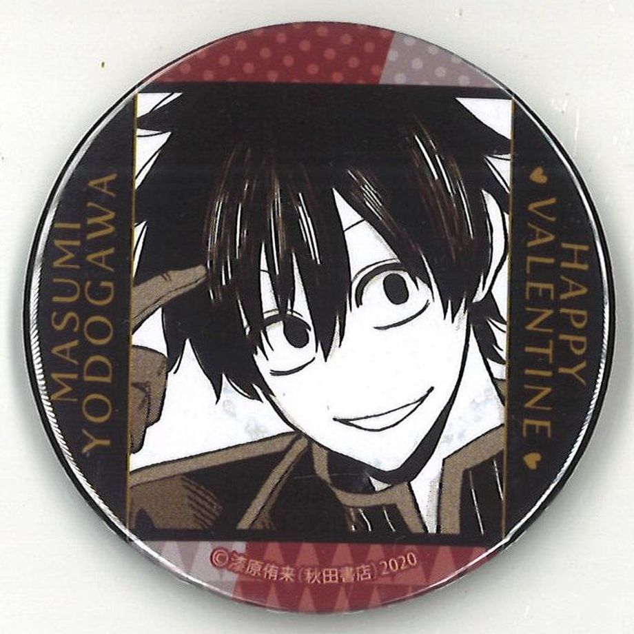 桃源暗鬼 プリロール 缶バッジ 花魁坂京夜 バレンタイン ケーキ 缶