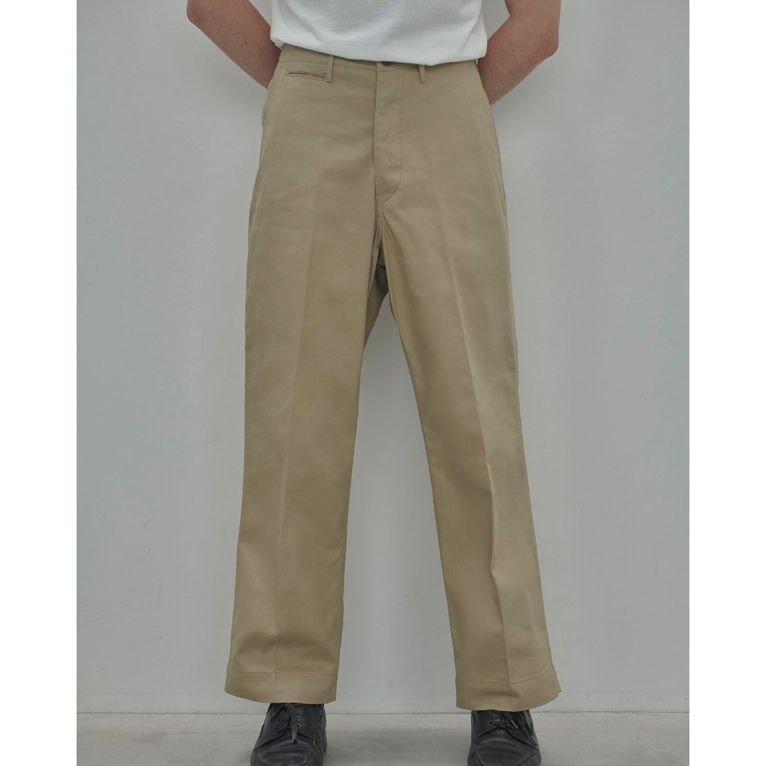 PHIGVEL MAKERS & Co. / OFFICER TROUSERS (WIDE)