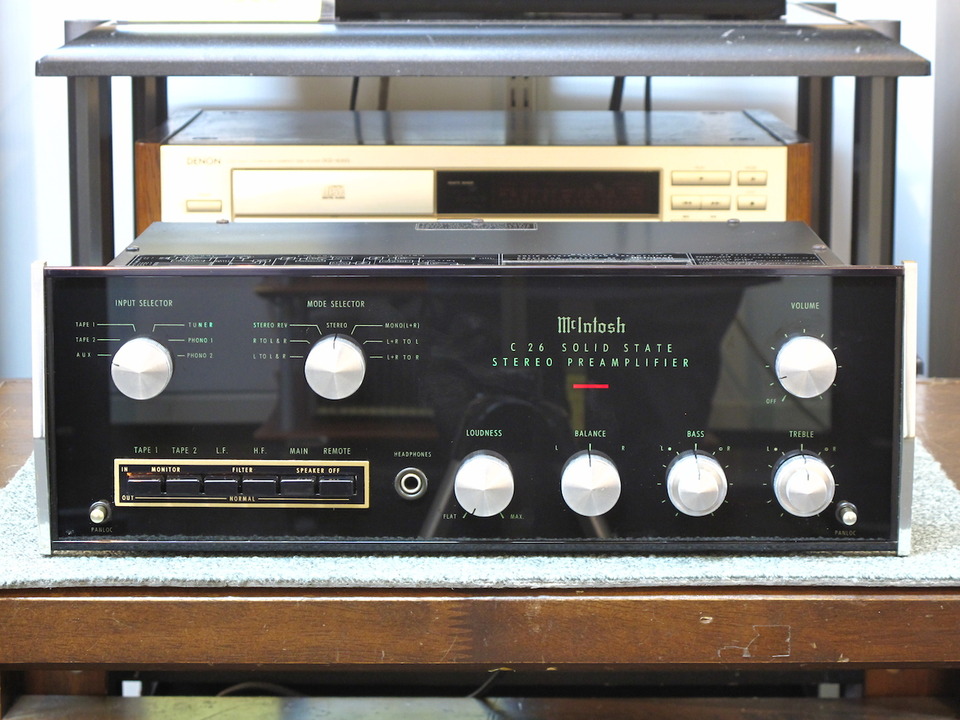 マッキントッシュ McIntosh C26 プリアンプ プチ整備済み・完動品