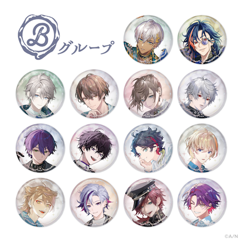 にじさんじ ART OF NIJISANJI 佐伯イッテツ 缶バッジ ART OF NIJISANJI