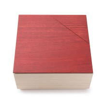 茶道具マンゴスチン内漆塗時代箱花押ありMR5248