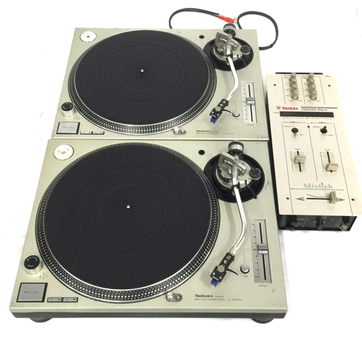 Technics SL-1200 MK3D 2台セット+ミキサー(オマケ) テクニクス ターン
