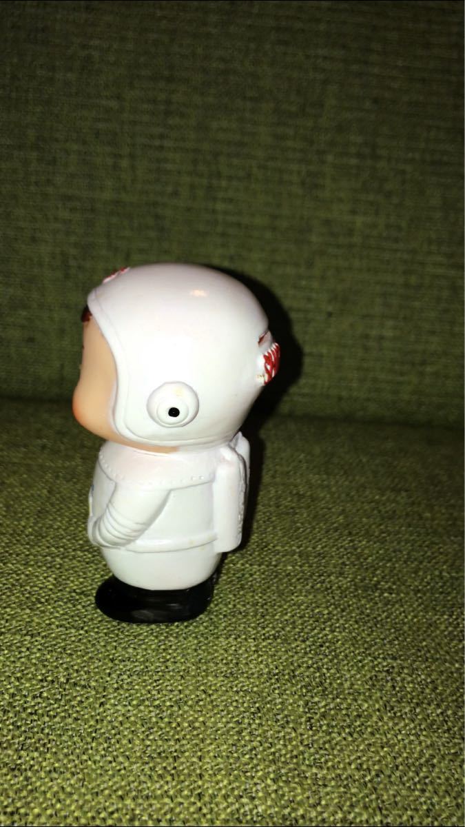 激レア 当時物 昭和レトロ 滋賀銀行 ソフビ 貯金箱 しがちゃん 9cm