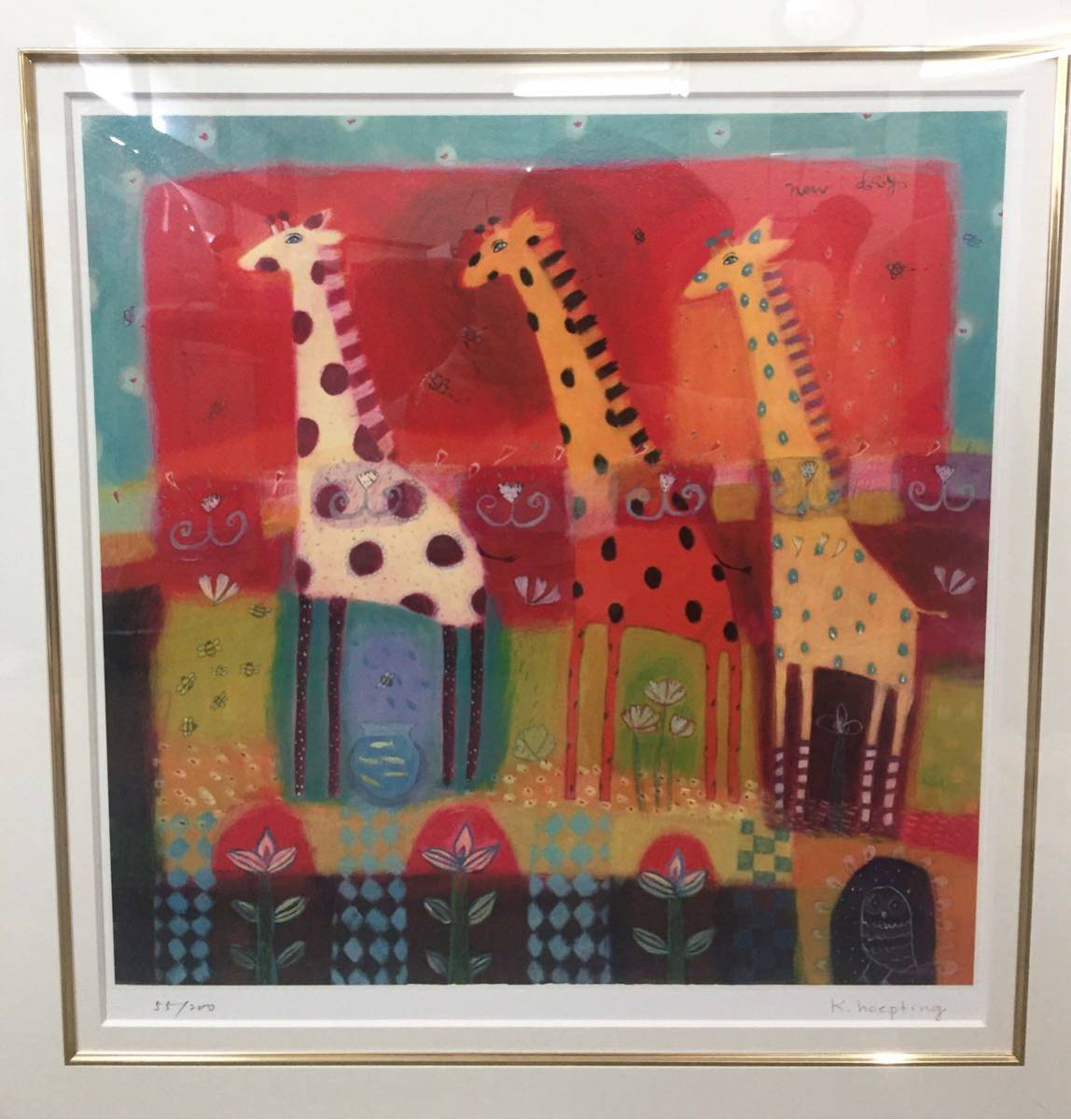 カレンホイプティング原画ライオン