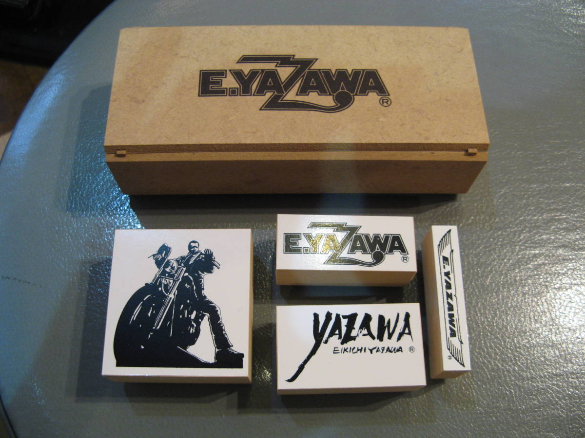 レア新品未使用E.YAZAWA 矢沢永吉様スタンプ E.YAZAWA スタンプセット