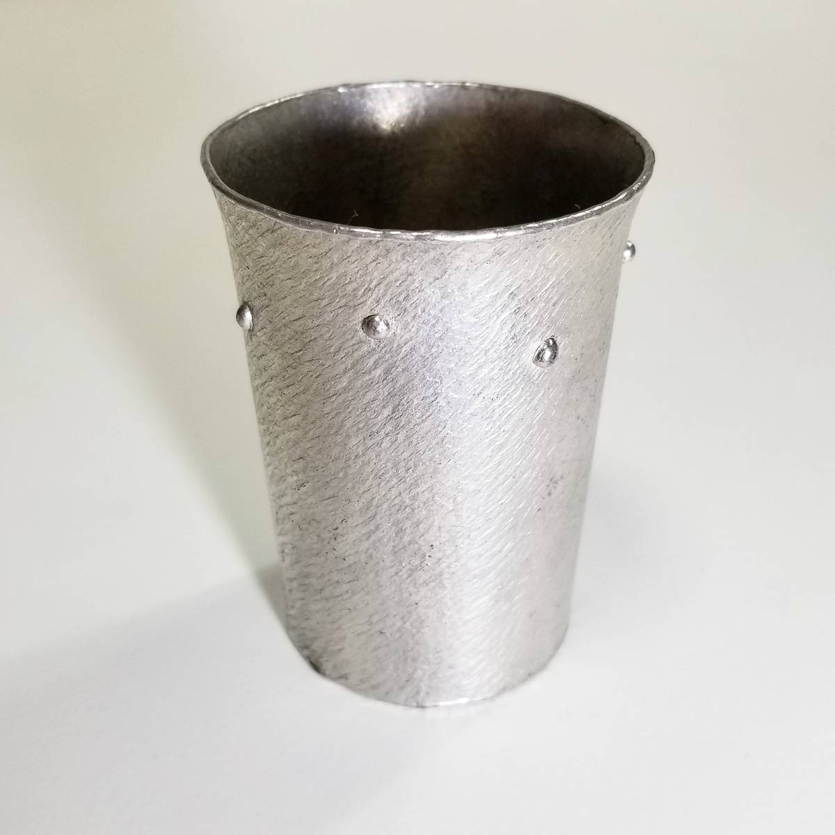 酒器 鶴岡鉦次郎 錫ちろり ぐい呑 酒器鶴岡鉦次郎錫ちろりぐい呑