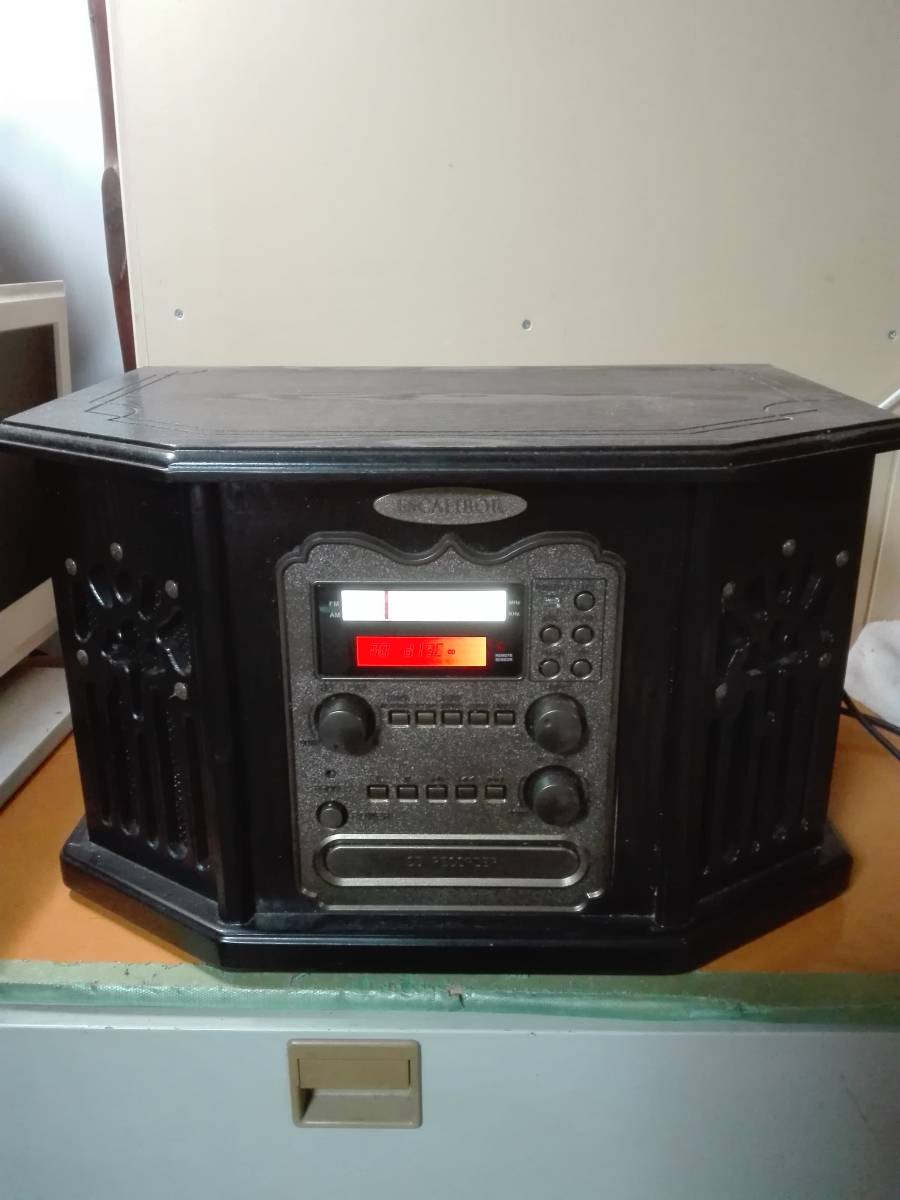 アンティーク調 マルチプレイヤー（レコード・CD・テープ・FM/AMラジオ）