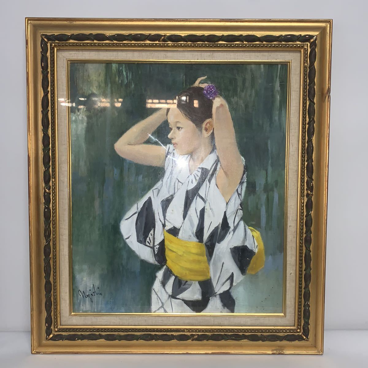 油彩画 洋画 (油絵額縁付きで納品対応可) F15 〜 F20 「ルツェルン