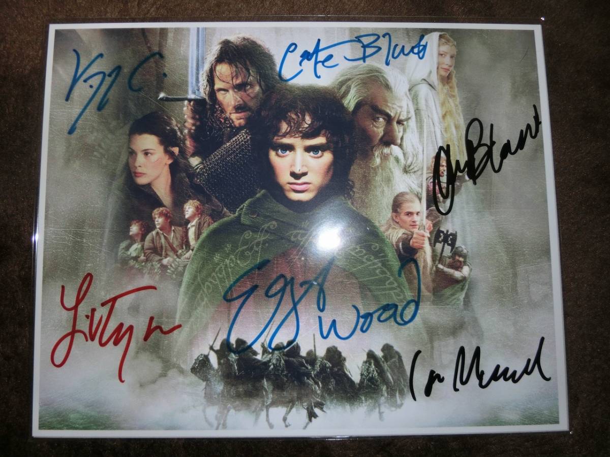 ロード・オブ・ザ・リング】2つの塔 3人のオートグラフ 直筆サイン
