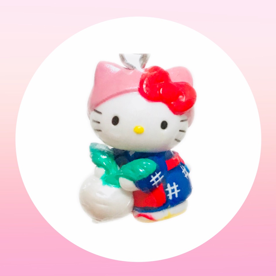 ご当地キティ 鹿児島限定 桜島大根キティ キーホルダー 新品 ご当地