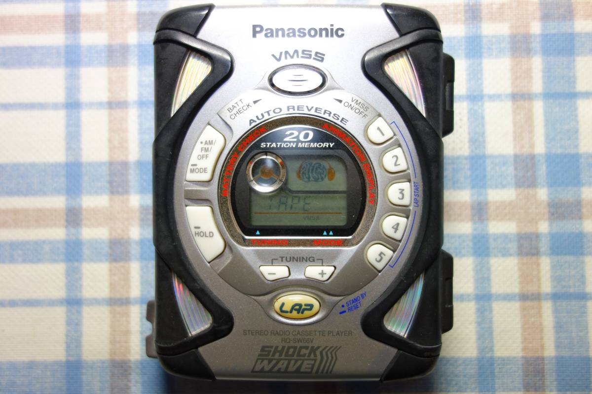 Panasonic RQ-SW66V ステレオラジオカセットプレーヤー 【公式通販】