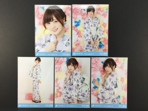 乃木坂46 2015 全国ツアー 写真 浴衣 3種 西野七瀬 白石麻衣