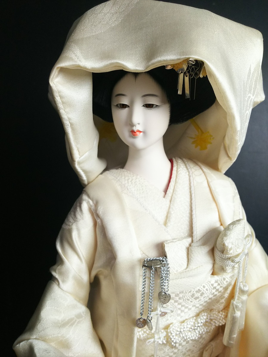 日本人形 尾山人形 寿 寿喜代作 花嫁人形 ☆日本人形 (尾山人形 寿