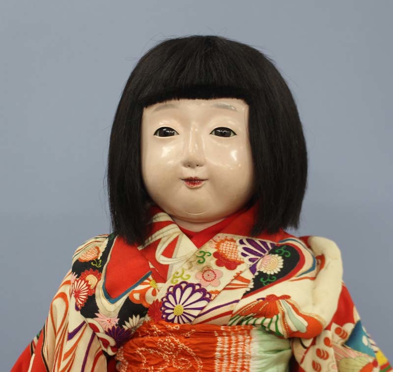 市松人形 竹内益次郎 吾妻人形 大正時代 アンティークドール 日本人形