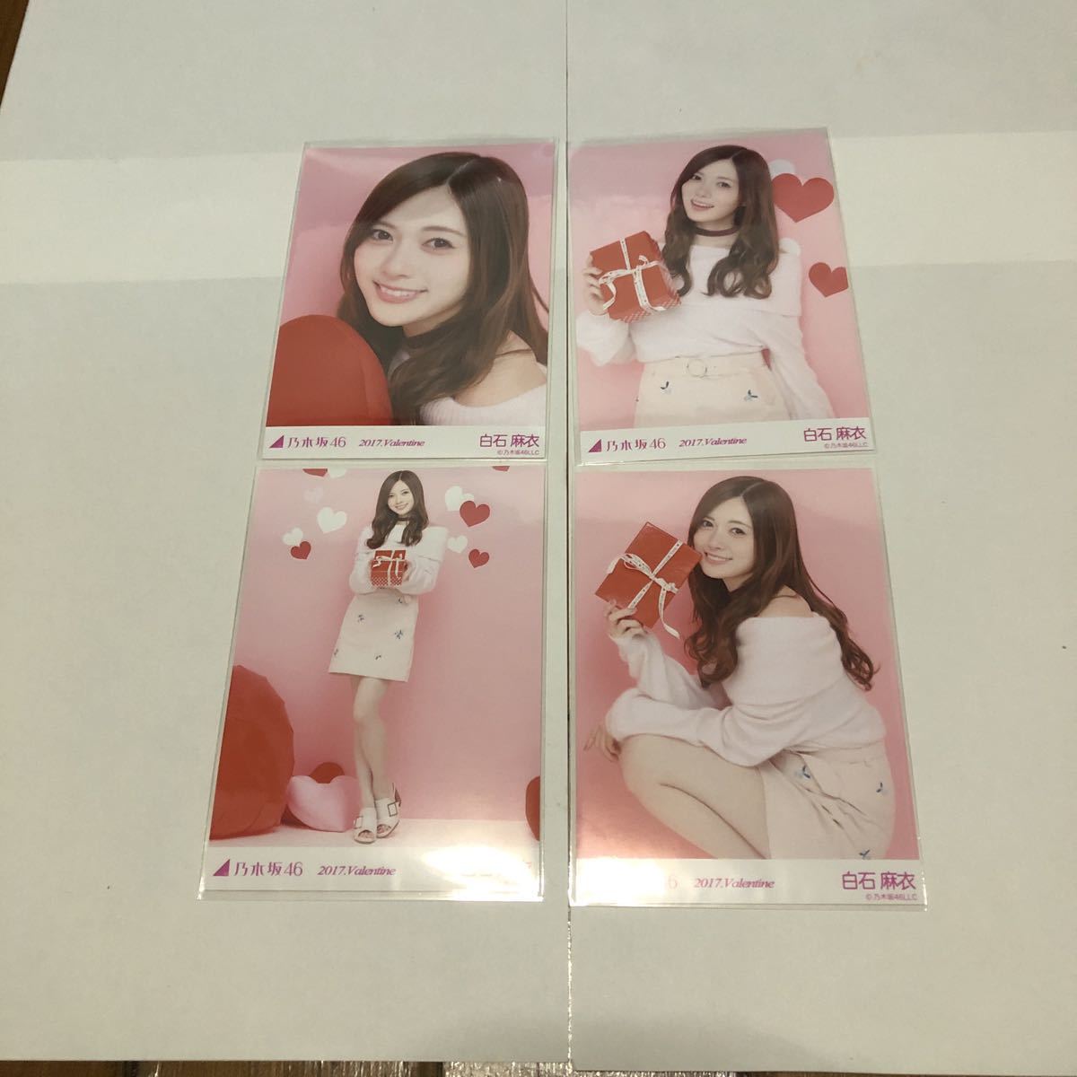 乃木坂 バレンタイン 2017 4種コンプ 乃木坂 バレンタイン 2017 4種