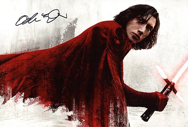 アダムドライバー直筆サイン8×10インチカイロレンスターウォーズ