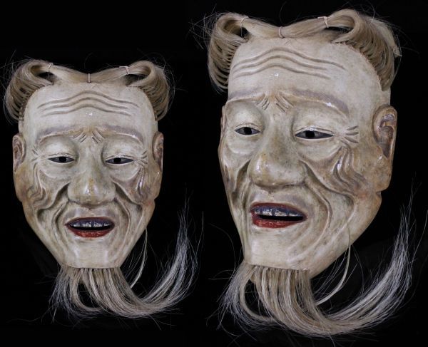 能面「翁（白式尉）」 ※翁系