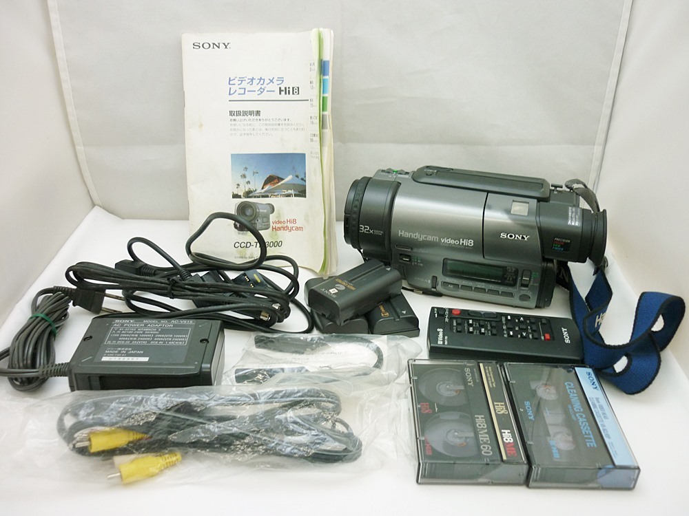 SONY VideoHi8 Handycam CCD-TR3000 ② SONY ソニー CCD-TR3000 ビデオ