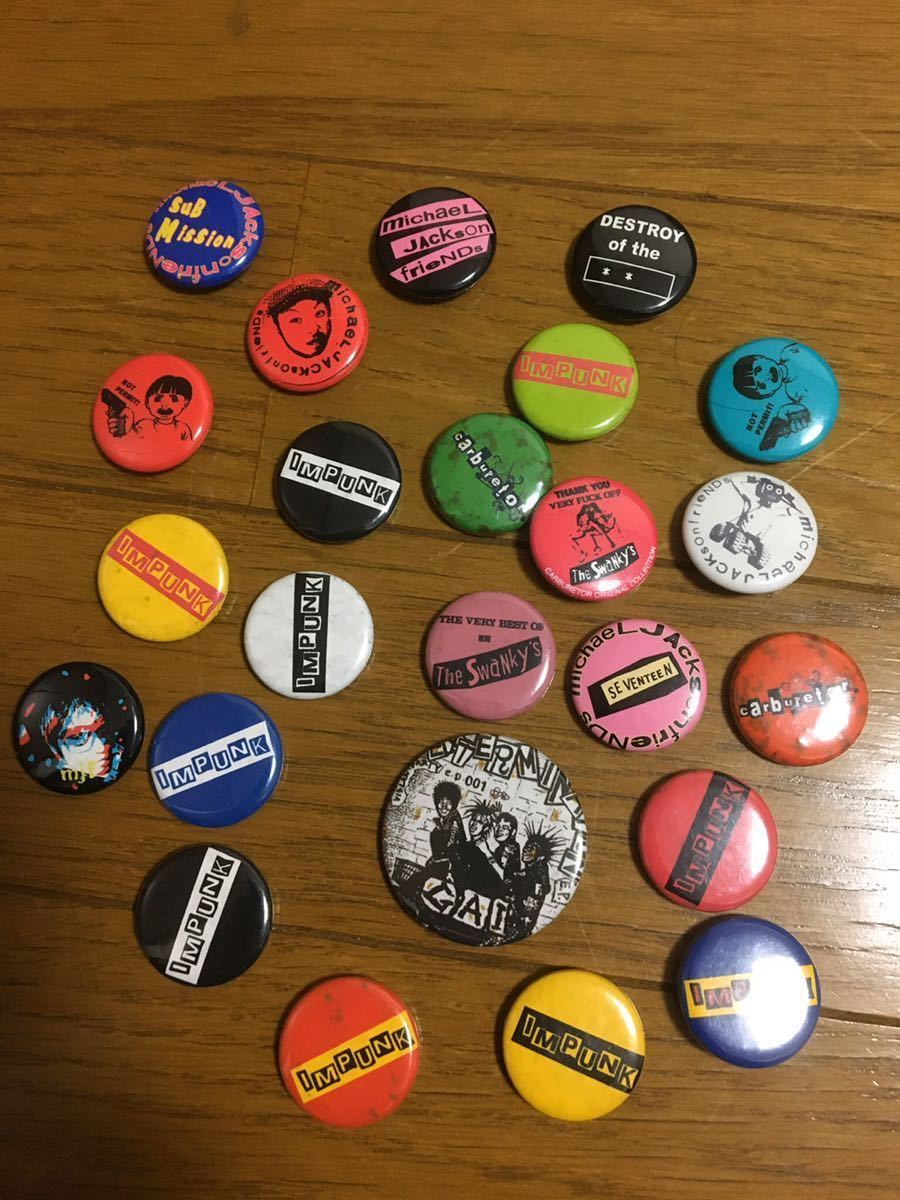 古着卸】ビンテージ 缶バッジ 107個 まとめ売り 仕入 アメリカ