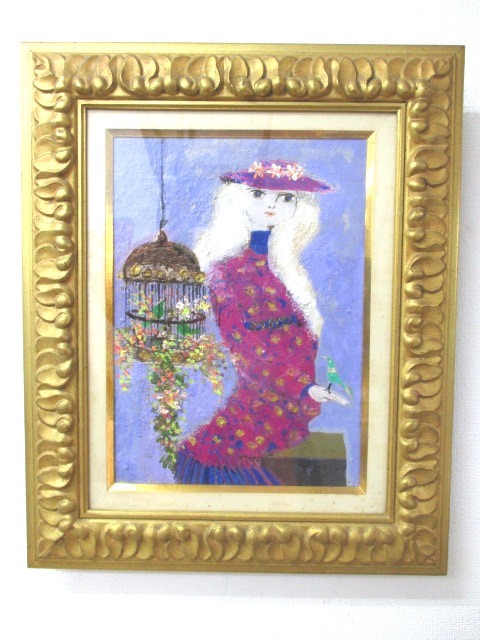 臼井幸彦画伯 油彩画 パリの街並み F4号 【公式通販】