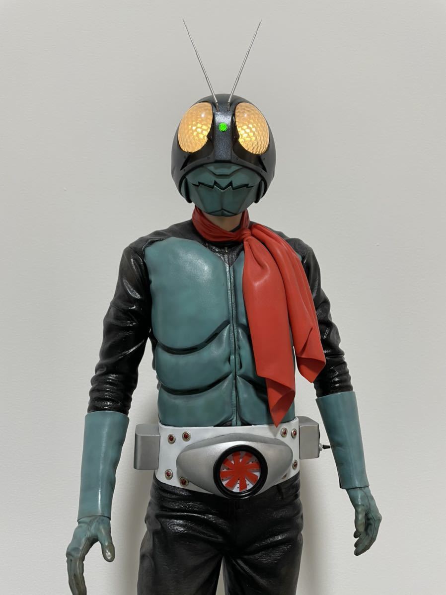 未使用】1/4 海洋堂 メガソフビコレクション No.6 仮面ライダー 旧1号