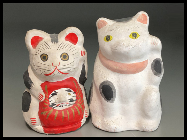 招き猫（カラー） | Nippon de Takasaki 高崎張子 招き猫2体セット お得