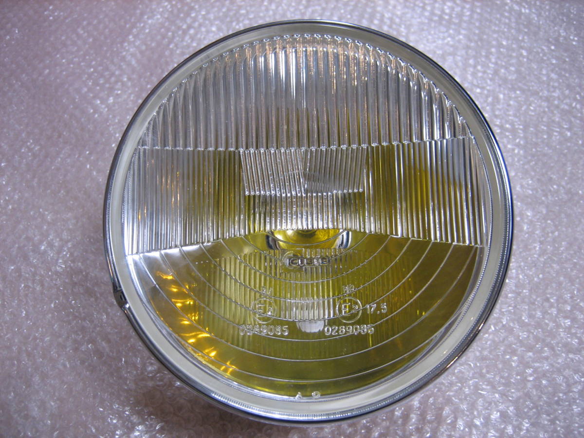 当時物IPF凹みレンズ付きヘッドライトASSY⁄イエローレンズシビエCIBIE