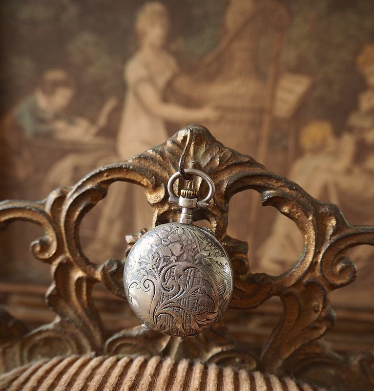 フランスアンティーク ロカイユ装飾 シルバー アール・ヌーヴォー