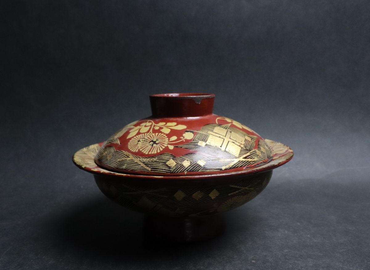 江戸時代 秀衝塗 椀 江戸時代の秀衝塗 椀 秀衡椀 - 秀衡塗工房 丸三