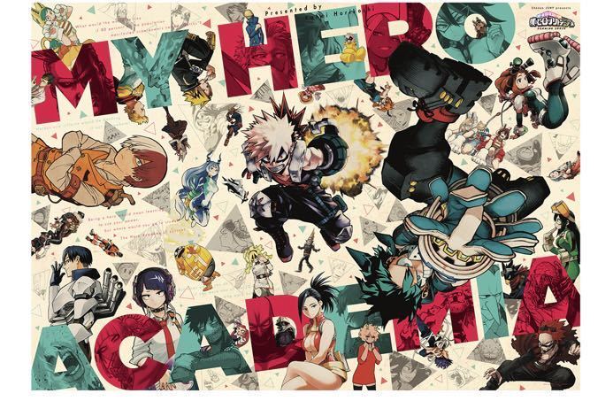 A2アートポスター The Beginning 緑谷出久 爆豪勝己 ヒロアカ原画展 A2