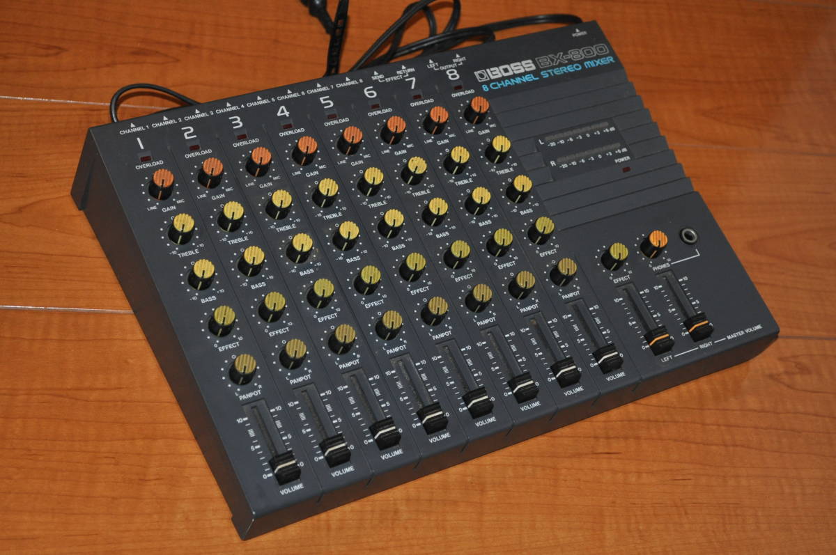 BOSS BX-8 8ch ステレオミキサー 純正アダプターあり 【公式通販】