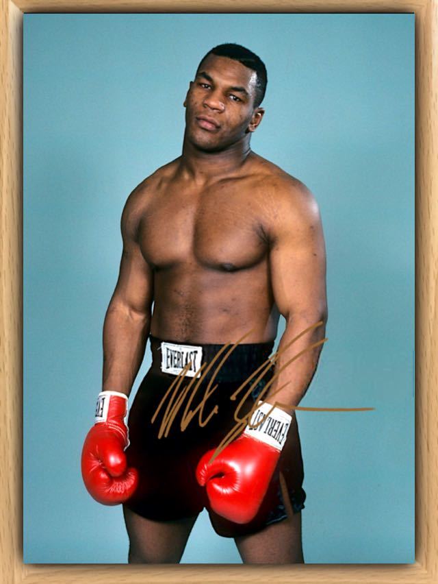 ボクシングヘビー級チャンピオン 証明書付 マイク・タイソン 直筆