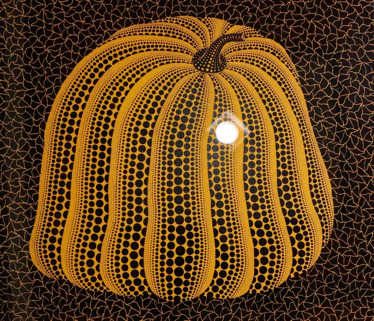 かぼちゃ 油絵 草間弥生風 模写作品 F6 手描き｜専用 かぼちゃ 油絵