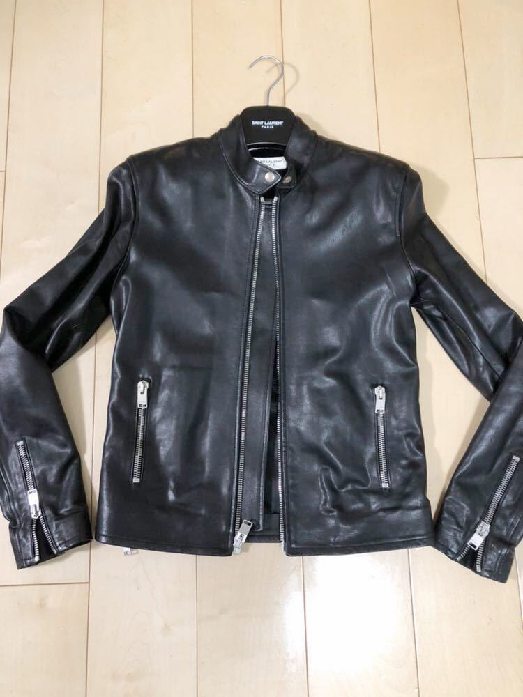 サンローランパリ キースレザー キースレーサー サンローランパリ