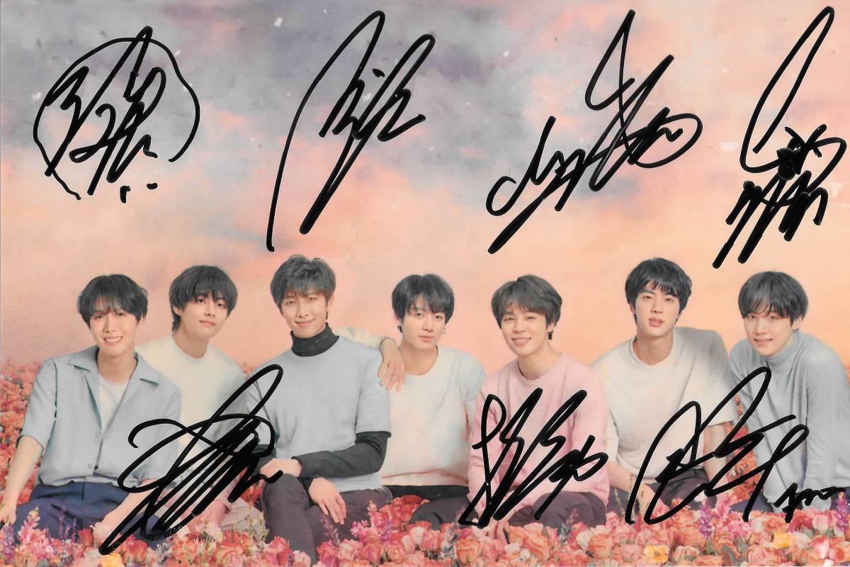 BTS防弾少年団 AJ x THE STAR Vol. 1 全員直筆サイン入り BTS防弾